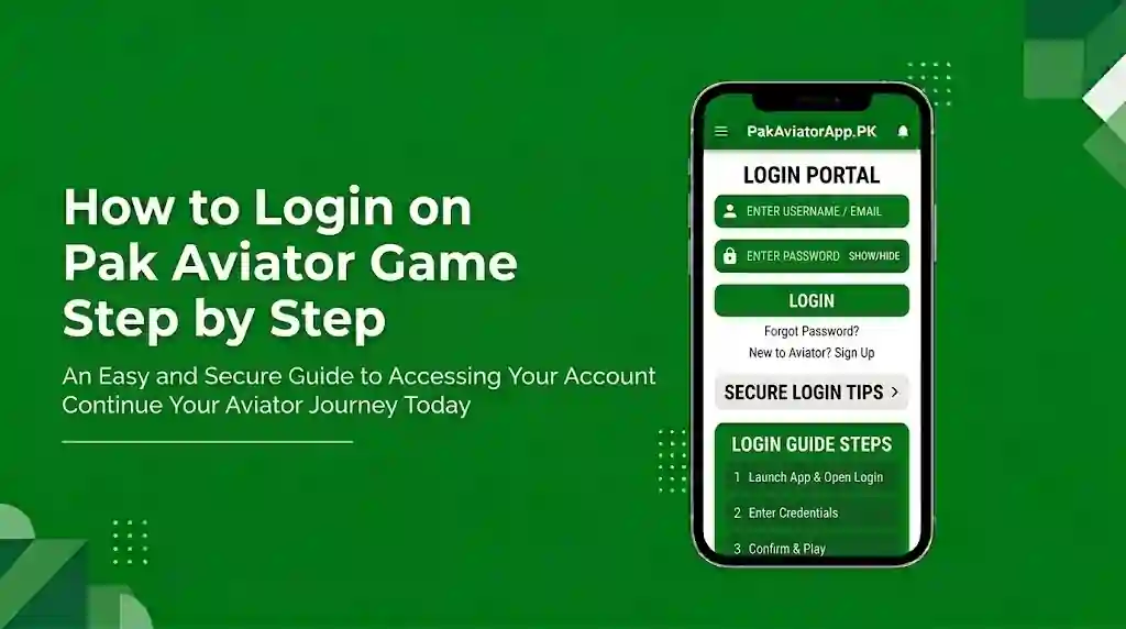 Login on Pak Aviator Game