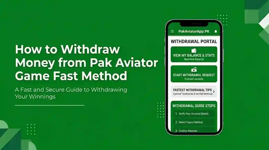Withdraw Money from Pak Aviator